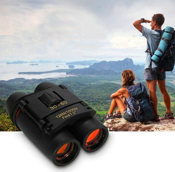 Nouveaux mini jumelles télescopes pliants avec jumelles de vision nocturne zoom optique télescope pour l'observation des oiseaux voyage chasse camping