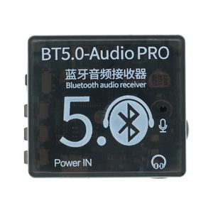 Nuevo mini Bluetooth 5.0 Receptor de audio de tablero de decodificadores BT5.0 Pro MP3 Player sin inalámbrico Módulo de amplificador de música estéreo con estuche - para