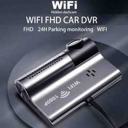 NIEUWE MINI CAR DVR Full HD P HIDDEN CAMERA NACHT VISIE RIDE REIDER RECOSTER WIFI GPS APP H Parkeervideo Surveillance Dash Cam J220601