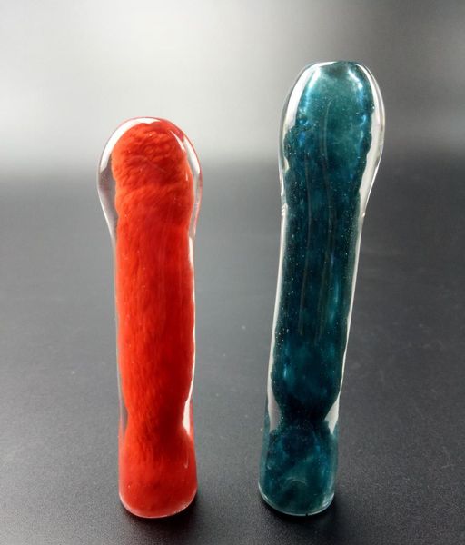 Mini Tube de brûleur à huile épais en verre Pyrex coloré, tuyaux de fumée, poignée, combustion d'ampoule