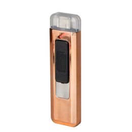 Nuevo Mini Colorido Plástico USB Carga Cíclica Encendedor A Prueba de Viento Diseño Innovador Portátil Para Cigarrillo Bong Fumar Pipa DHL Gratis