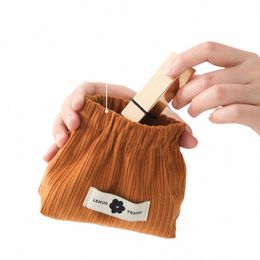 Nouveau mini sac cosmétique Femmes Cott Makeup Pouche beauté Cas de rangement de boucle magnétique Portable Portable Purse Purse V75M # #