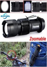 Nieuwe mini -zaklamp 2000 Lumen Q5 LED Torch AA/14500 Verstelbare Zoom Focus Forch Lamp Penlight waterdicht voor Outdoor7896901