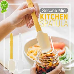Nouvelle mini cuisine silicone spatule beurre cuisson outil silicone spatule semi-transparente beurre cuisson spatule