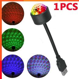 Nuevo Mini LED estrellado láser atmósfera ambiente proyector luces nuevo techo de coche estrella luz Interior USB Auto decoración noche galaxia lámpara