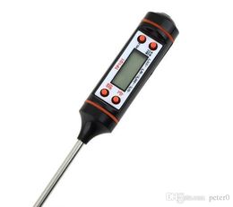 Nieuwe mini vlees thermometer keuken digitale kookvoedsel sonde elektronische bbq kookgereedschappen huishoudelijke thermometers