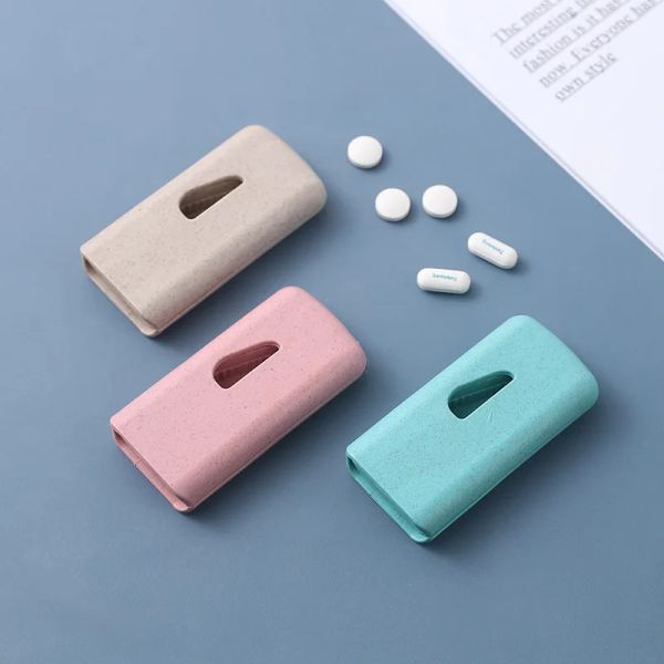 Nouveau mini porte-pilules de médecine en plastique