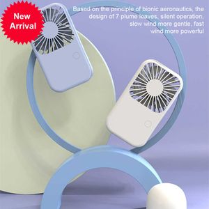 Nieuwe mini draagbare zakventilator koele lucht met hand vastgehouden reiskoeling oplaadbare mini -luchtkoeler mini -fans buitenshuis desktop zomergebruik