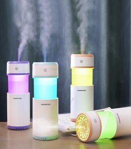 NIEUW MINI TRUWENDE HULLENDE HUMIDIFIER Essentiële olie diffuser aroma lamp led Night Light USB Ultrasone Fogger Car Air Freshener7692146