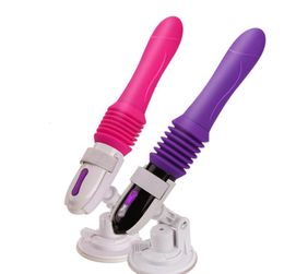 Nouvelle mini-machine de sexe Femelle Masturbation Pumping Love Gun Gulting Dildo Vibrator Automatic Retractable Sex Machines pour les femmes Y7697628