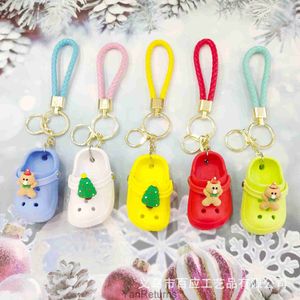 Nouvelles mini-pantoufles Perfoated Shoes Keychain Gifts Student Creative Car Sacs Pendants