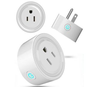 Nieuwe Mini Smart WiFi Power Plugs Compatibel met Alexa Sonoff WiFi Socket Outlet Automatisering Telefoon App Timing Switch Remote Control 9945389