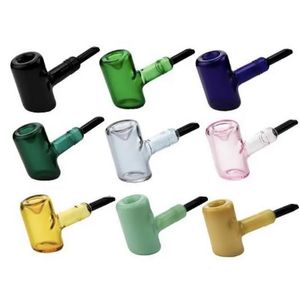 Nouveau Mini Tankard Sherlock épais verre marteau tuyaux coloré marque laboratoires main tabac Pipe accessoires pour fumer en gros