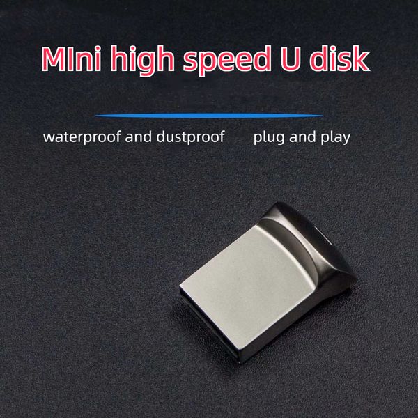 Nouveau Mini USB 2.0 U disque Flash Drive haute vitesse métal étanche 8GB 16GB 32GB 64GB U disque stockage externe clé de mémoire