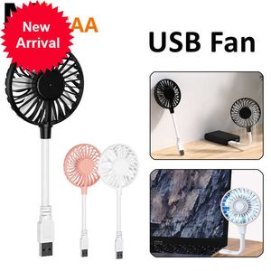 Nieuwe mini USB -ventilator Flexibele koel Handventilator Portable Summer Cool Fan voor laptop Power Bank USB Gadgets Connector Coaling Appliances