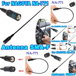 Nieuwe mini walkie-talkie accessoires NA-771 UT-108UV SMA-M SMA-F antenne 144/430MHz Aerial voor Baofeng UV-3r Th-UVF9 TH-UV3R KG-UV6D