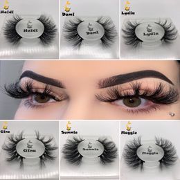 Nouveaux cils de vison 3D cils de vison 100% sans cruauté cils faits à la main cils naturels réutilisables populaires faux cils oeil maquillage série E