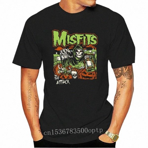 Nueva camiseta Misfits Anniversary Band Camiseta Misfits camiseta h2Kt #