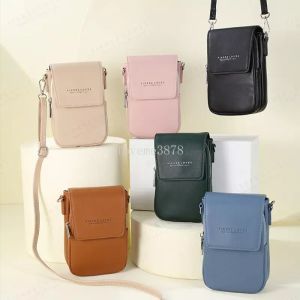 Nouveau sac de téléphone portable Simple sac à bandoulière pour femmes en cuir PU messager bandoulière petit sac Mini portefeuille sac à main