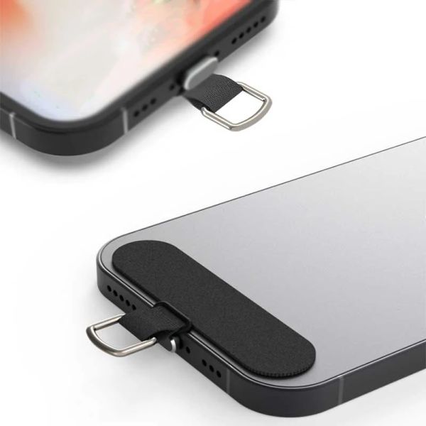 Nouveau prise de poussière de téléphone mobile avec patch pour Apple iPhone Samsung Xiaomi iOS Type C Port de charge Universal Anti Perte DustPlug Card