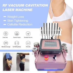 nieuw model 6 in 1 cavitatie echografie Rf vacuüm body shaping en Rf huidverstrakking machine voor schoonheidssalon