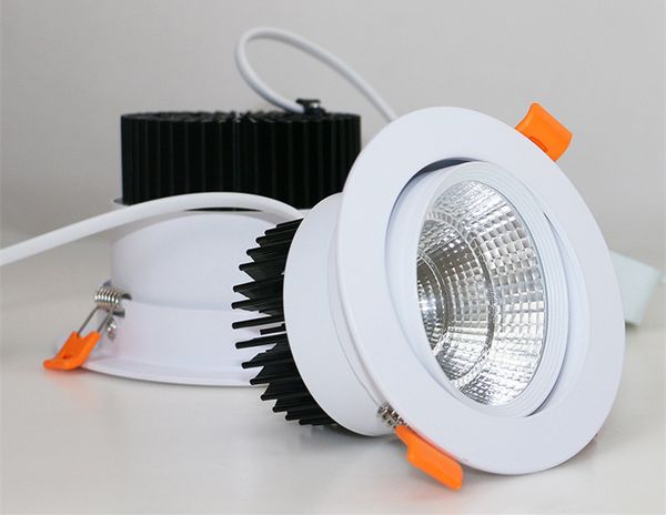 Nuevo modelo cob good 85-265V Downlight 3W 5W 7W 10W 12W 15W 18W 20W 30W Foco antiniebla