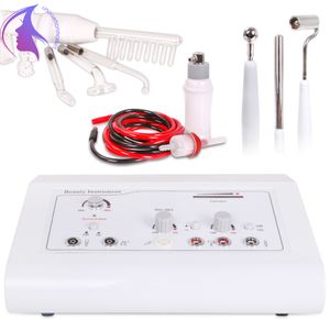 Nieuwe Model Hoge Frequentie Galvanic Spray Vacuüm 5in1 Spa Diamond Microdermabrasion Vacuüm Spray 2 Wand 9 Tips SPA Gebruik Machine