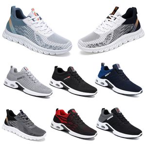 Nouveaux modèles printemps hommes chaussures course chaussures plates série semelle souple bleu gris couleur blocage série sportive respirant confortable 39-45