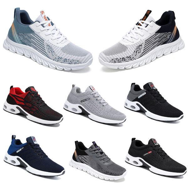 Nouveaux modèles printemps hommes femmes chaussures course chaussures plates semelle souple mode blanc bleu modèles mode couleur blocage loisirs antidérapant grande taille 45 XJ