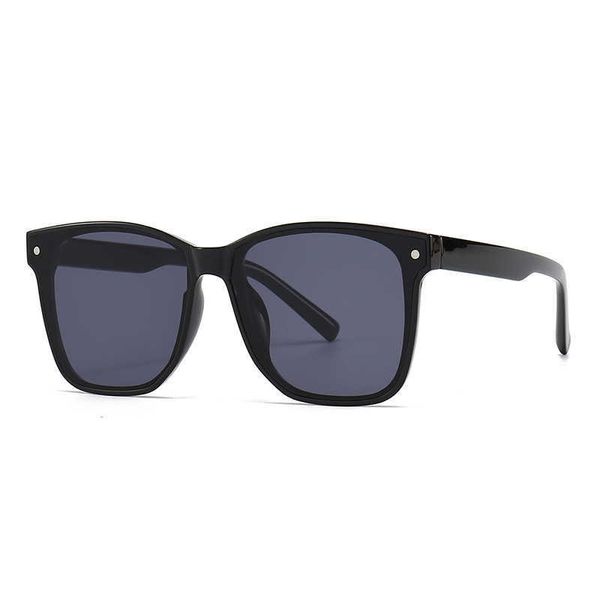 Nouvelle boîte moderne lunettes de soleil à ongles de riz INS Wind Street Photo lunettes de soleil 86617