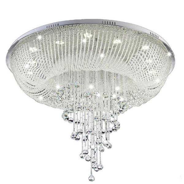 Nouveau Lustre En Cristal Moderne Pour Plafond Salon Hall Lampe En Cristal De Luxe Maison Luminaire LED Lustres De Cristal