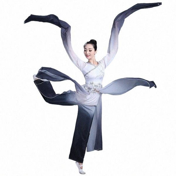 Nouveaux vêtements de performance de danse moderne de haute qualité Vêtements de danse classique Costumes Vêtements féminins Style de peinture chinoise l15T #