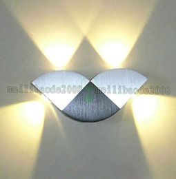 Nieuwe Moderne High Power Wandlampen 4 W Butterfly LED Wall Blaker Light Up / Down Armure Lamp Wall-Mounted Indoor Myy