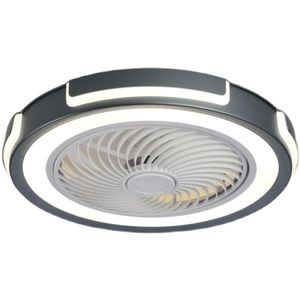 Nouveau Moderne Ménage Ventilateurs De Plafond Luminaires Plaque Salon Salle À Manger Ultra-mince Ventilateur Tout-en-un Lampe Simple Chambre Resta256A