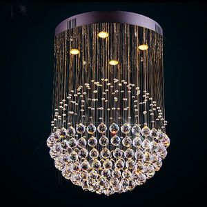 Nouveau moderne LED K9 boule lustres en cristal boule de verre lustre lumière lustre moderne lumières lustre clair boule plafond Ligh2561