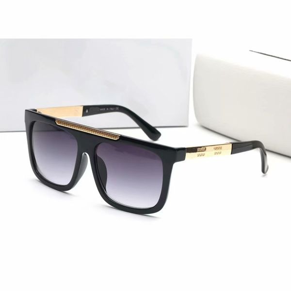 Mode moderne élégant 9264 hommes lunettes de soleil haut plat carré lunettes de soleil pour femmes vintage lunettes de soleil oculos de sol pas de boîte