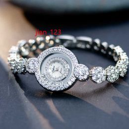 Nieuwe Moissanite Diamond Watch Iced Out Quartz Designer kijkt beroemde merken Moissanite Women Luxury Brand Analog Full Diamond Rhinestone Watch