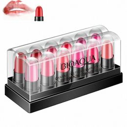 nieuwe Moisturizer Make-up Lipstick Set Cosmetica Lipbalsem Multiccolor Make-up Kit, Voedzame Lip Kleur set, Gemakkelijk te dragen lippenbalsem, lip 43dO #