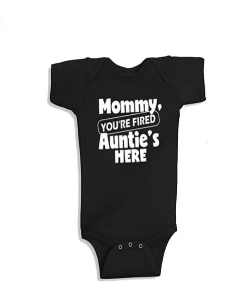 Nouvelle maman Onesie coton à manches courtes bébé body bébé garçons filles vêtements drôle tante bébé vêtements 024M18029782458730