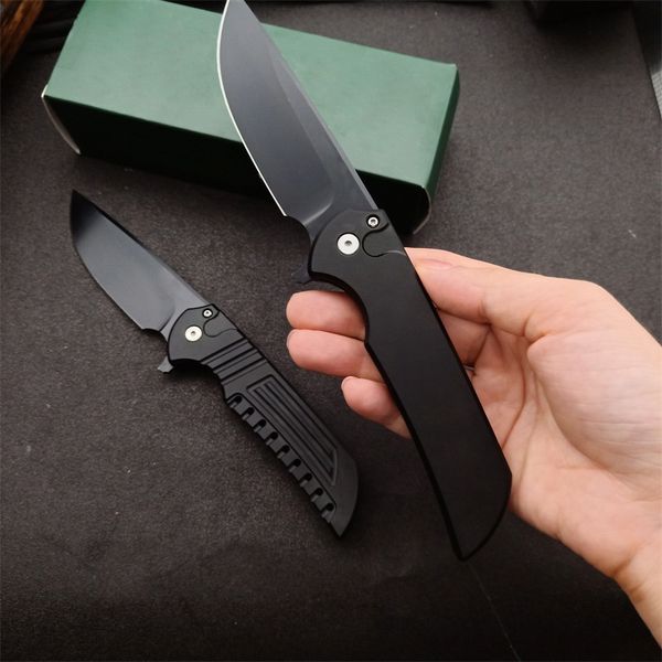 Nouveau Mordax Flipper tactique couteau pliant CPM-20CV lame noire CNC Aviation aluminium poignée extérieure EDC poche dossier couteaux