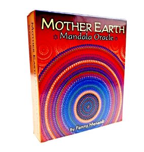 Nouveau jeu de société de destin de Divination de carte d'oracles de Mandala de la terre mère pour la plate-forme de Tarot adulte avec l'orientation de PDF en anglais