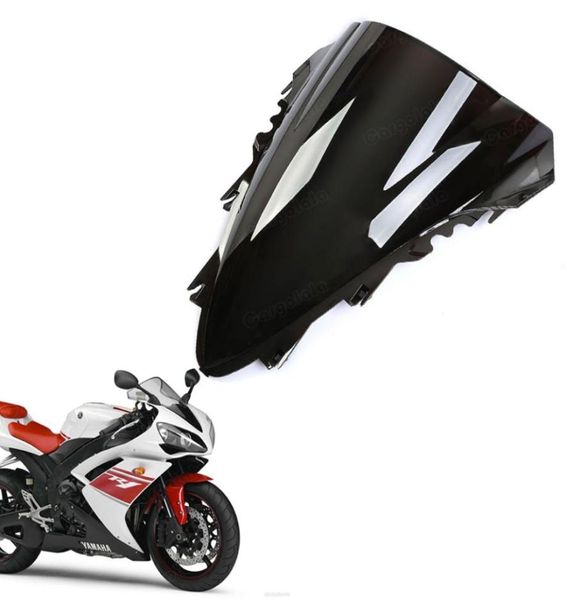 Nouveau bouclier de pare-brise de moto de moto pour yamaha yzf r1 20072008 Black9246191