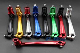 Nouvelle moto CNC Aluminium Pliage Gear Shift Lever Fit Kayo Apollo Bosuer 110125140150160250CC Dirt Bike Pit Bikes Gear Lev8538017