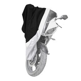 Nueva cubierta de motocicleta para todas las estaciones, clima Universal, calidad superior, impermeable, protección solar para exteriores, duradera con orificios de bloqueo