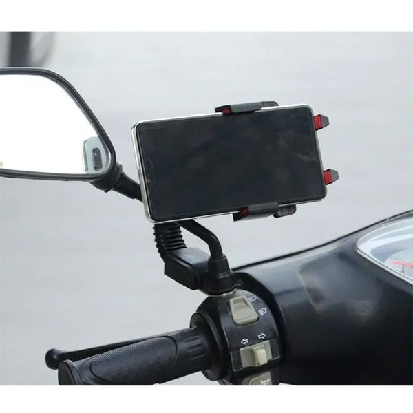 Nouveau support de téléphone mobile électrique de moto