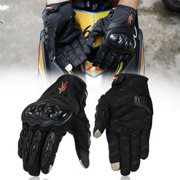 Nuevos guantes de motocicleta verano pantalla táctil transpirable Guante Luva Moto montar deporte equipo de protección moto Motocross bicicleta Glo301U