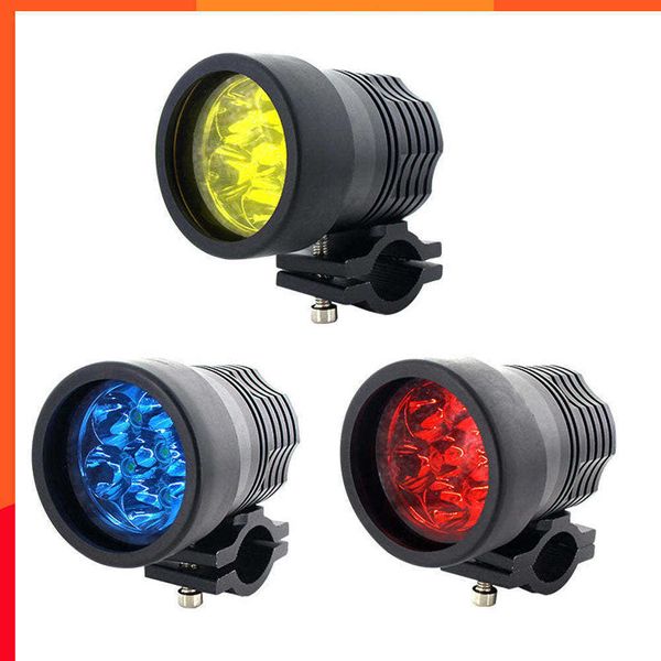 Nouveau couvercle de projecteur de phare de Moto en plastique bricolage couvercle de lumière de Moto 3000k couvercle de lampe diamètre 58mm/60mm voiture jaune/rouge/bleu