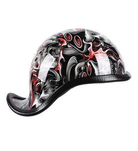 Nouveau casque de moto Open Face Retro Half Motorbike Protection Racing Off Road Casco Moto Capachzyeyoh9985465356