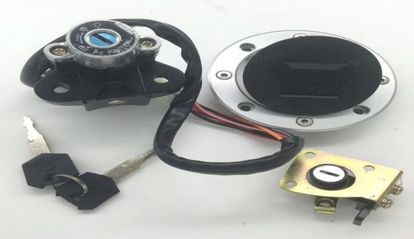 Nuevo interruptor de encendido de motocicleta, tapa de combustible, juego de bloqueo y llave de asiento para Suzuki GSXR600 19972000 GSXR750 19931999 TL1000R 199820036545821