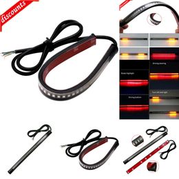 nieuwe motorfiets verlichting 48led motorfiets lichtbalk strip staart richtingaanwijzer drl amber wit moto flasher ring vork strip lamp knipperende blinker 12v